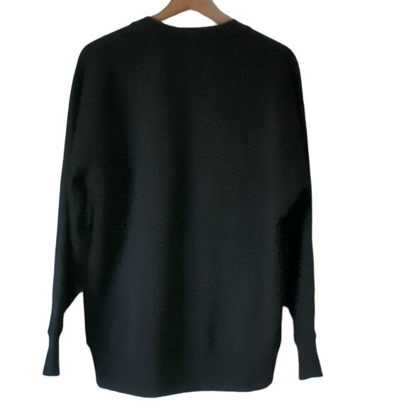 Sweaty Betty Womens Long Sleeve Black Crewneck Sweatshirt Oversize Top Small EUC - Picture 3 of 7